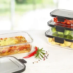 Glas Vorratsdosen Edelstahl-Klick 2-teilig, 1500 ml Sofort Bestellen